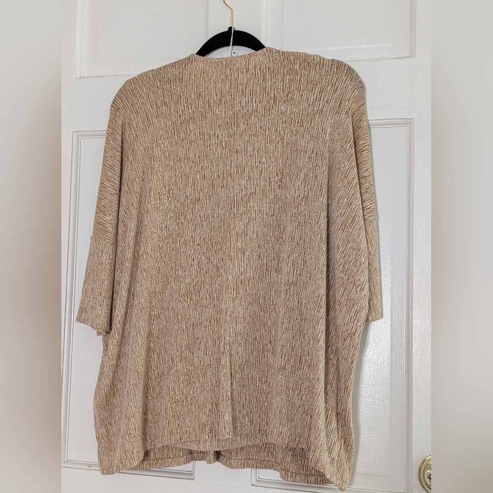 Pure Jill Linen Blend Cardigan & Tank Set Size Medium - Picture 5 of 6